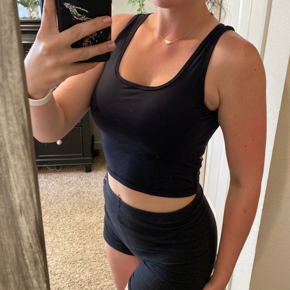 Buff bunny crop top